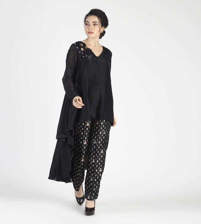 house of three kalgi pret black tunic