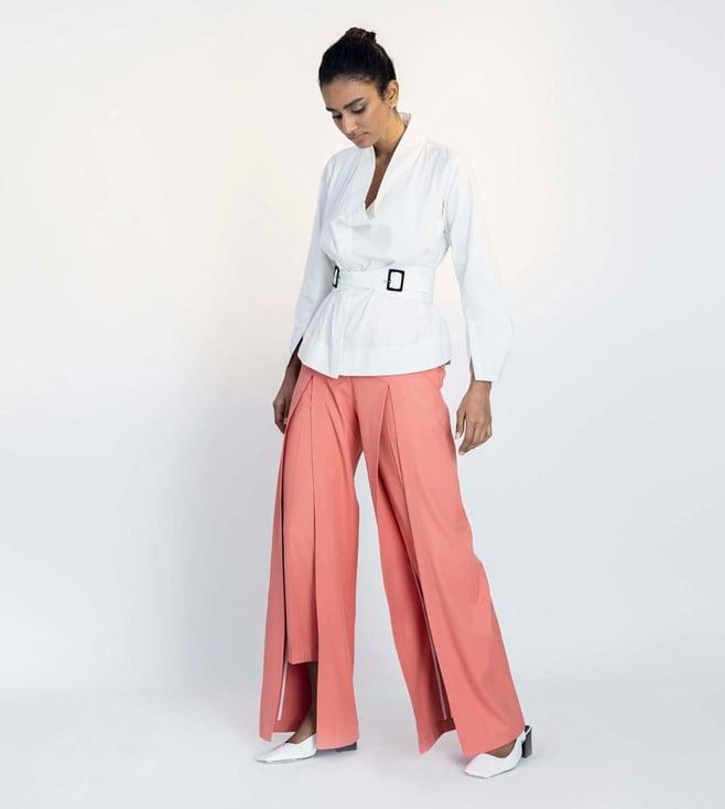 notebook kiko bubble gum peach fibi trousers