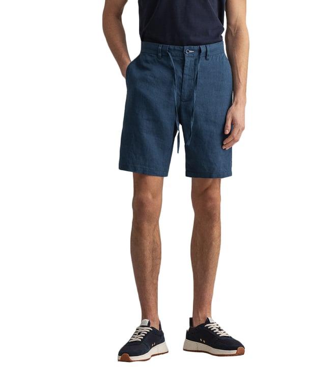 gant blue regular fit shorts