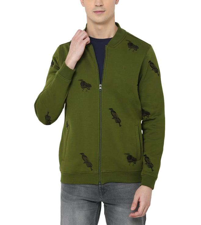 simon carter london green regular fit sweatshirt