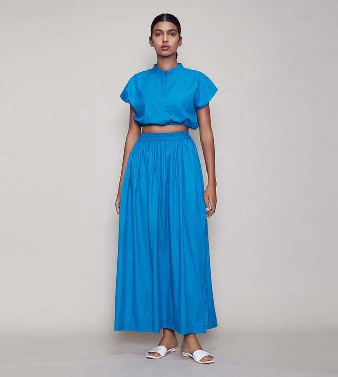 mati blue new sphara skirt set