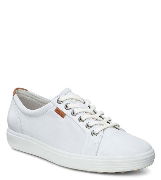 ecco women's soft 7 white casual shoes