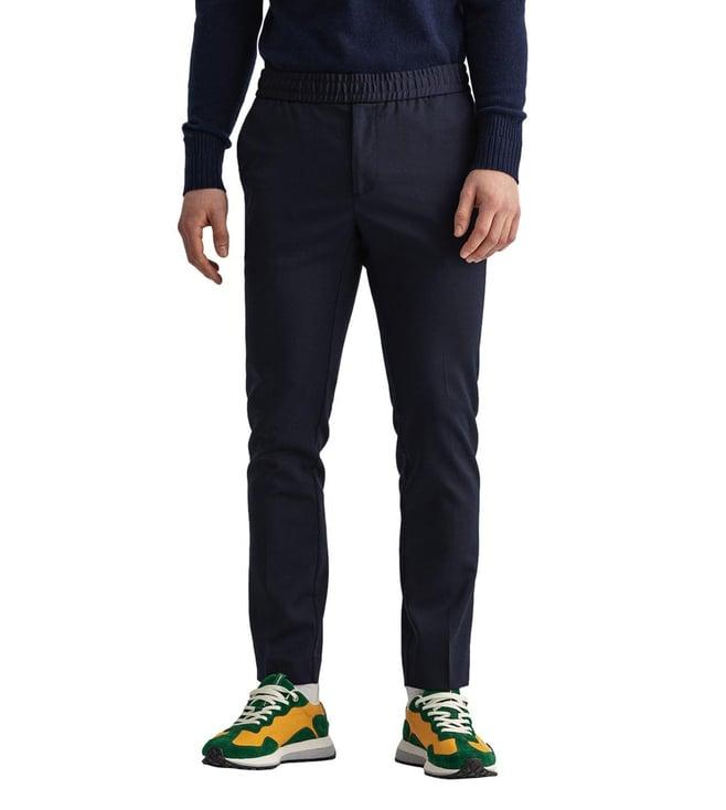 gant evening blue slim fit trackpants