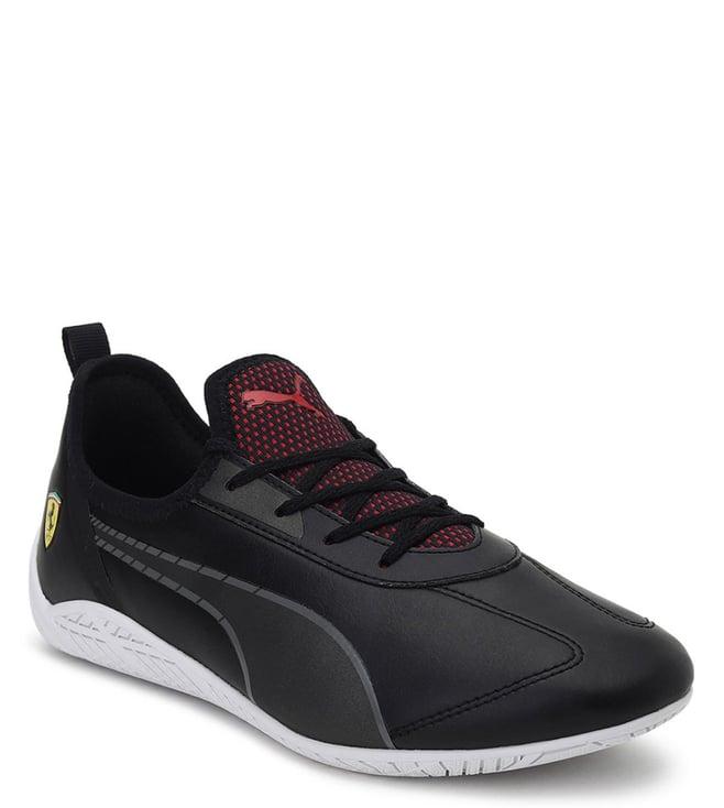 puma women's ferrari rdg cat black, rosso corsa & white sneakers (motorsport)