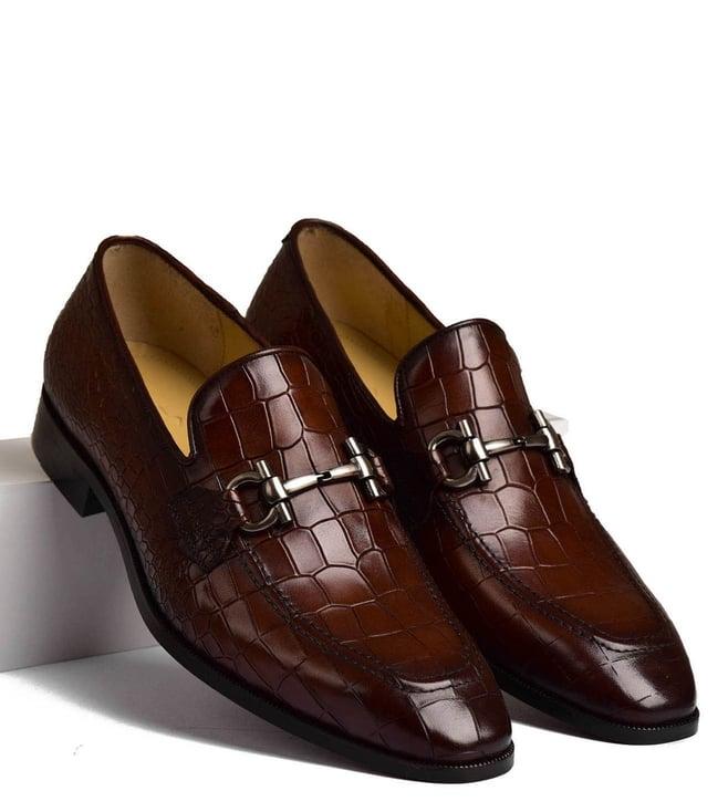 luxoro formello men's liora brown loafers