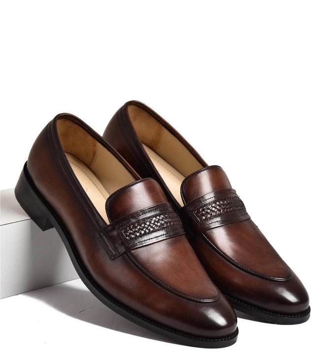 luxoro formello men's tim williams brown loafers