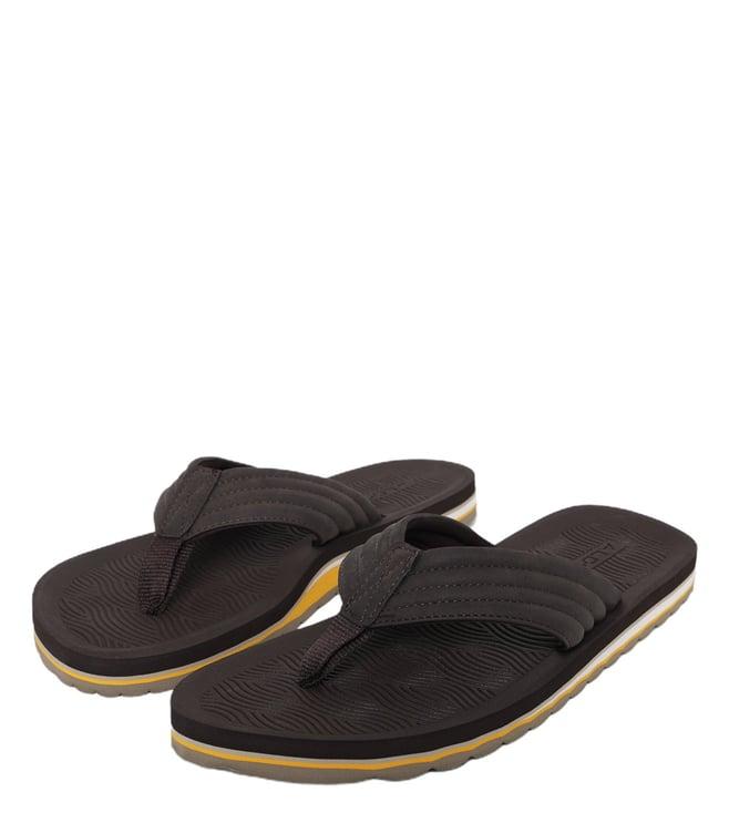 aldo men's proicien201 dark brown thong sandals