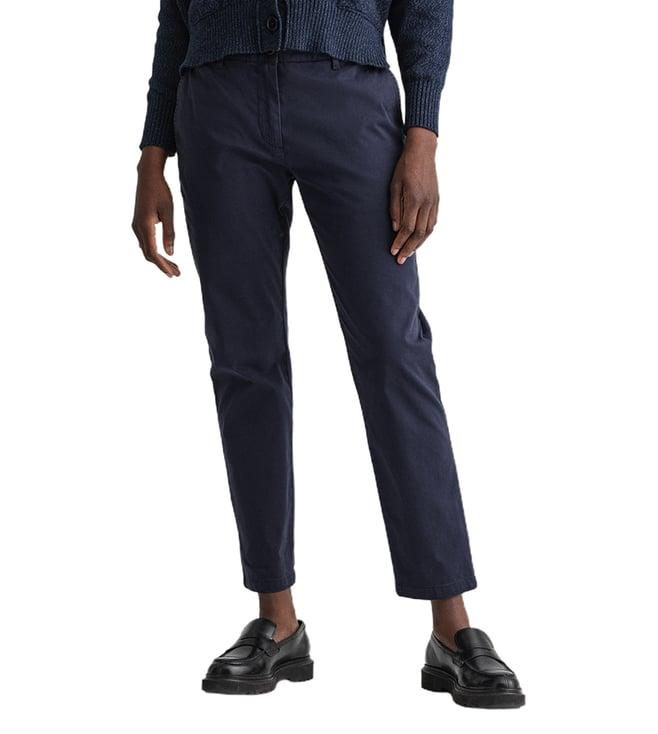 gant navy slim fit chinos