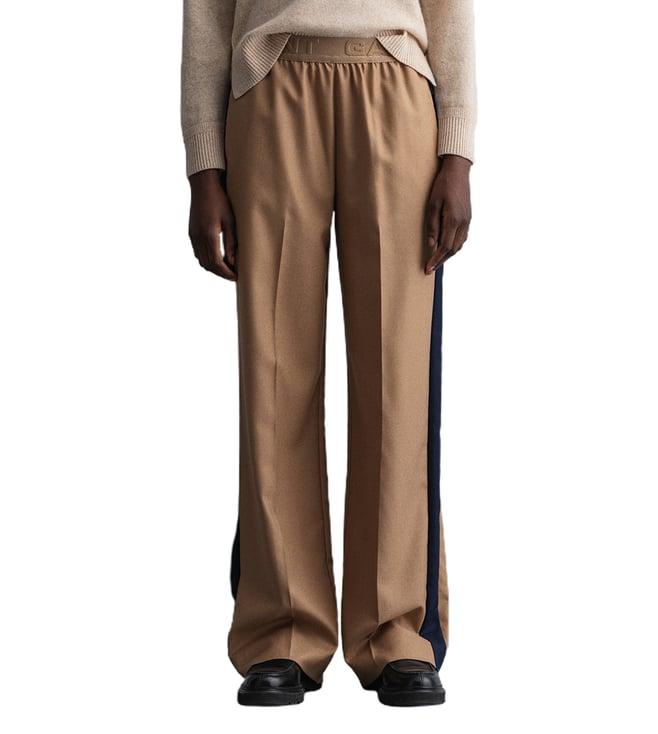 gant khaki regular fit trousers