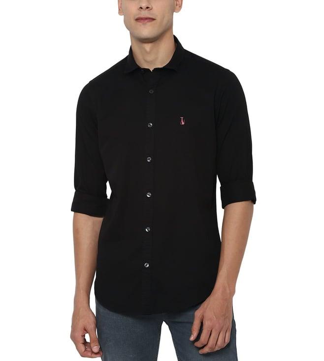 simon carter london black slim fit shirt