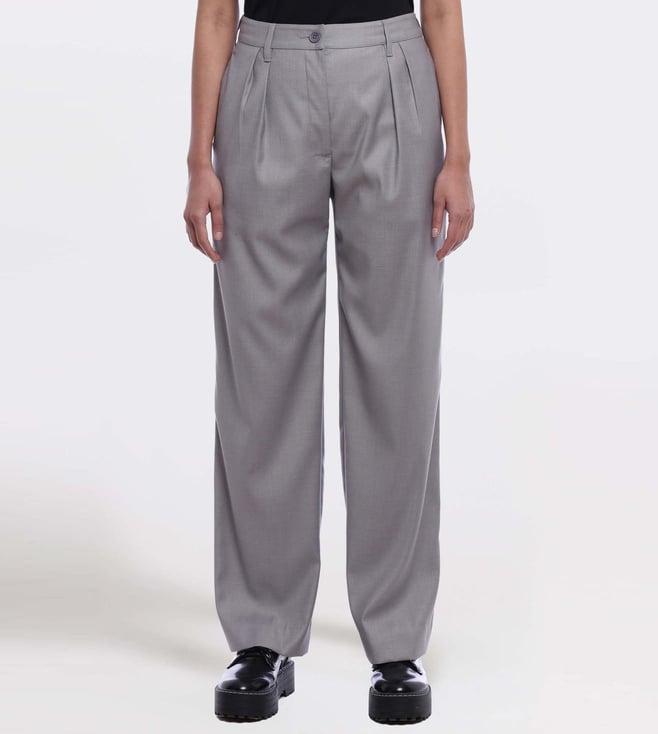 ayurganic grey mia trousers