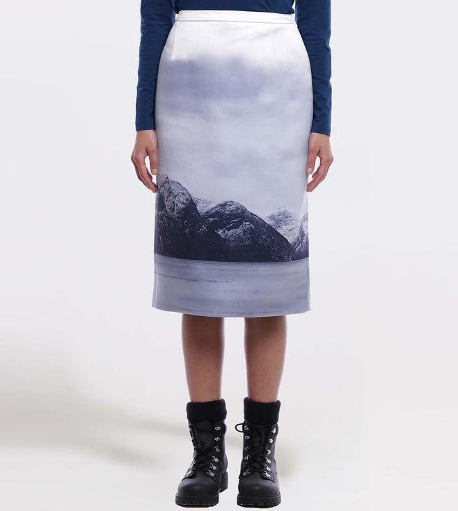 ayurganic white vira mountain skirt