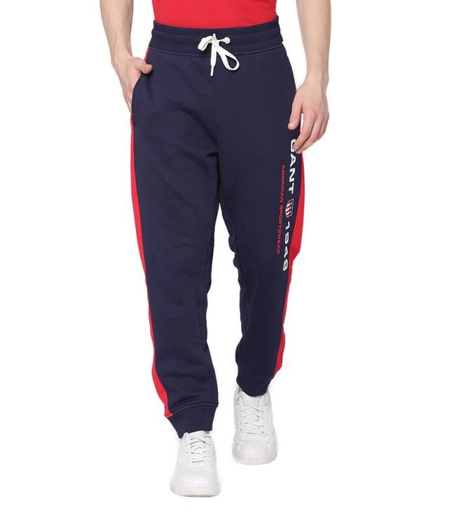 gant navy blue regular fit sweatpants