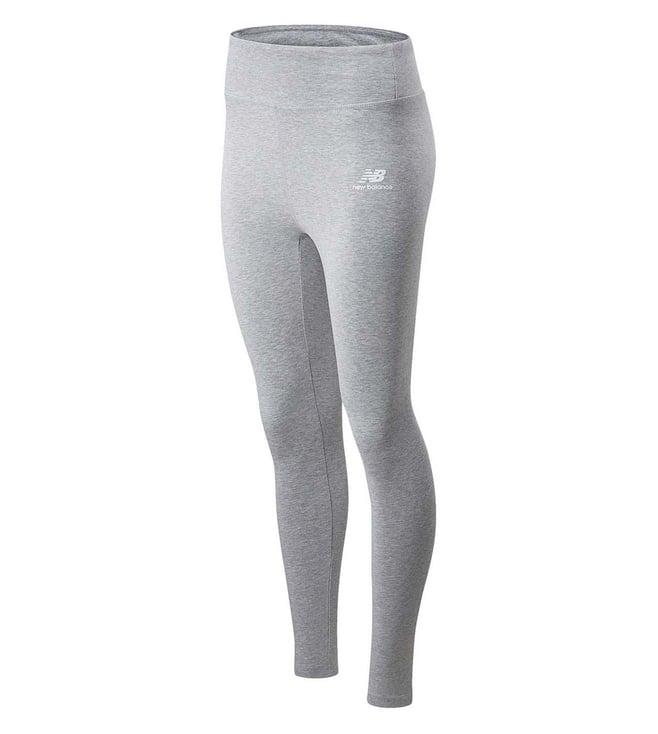 new balance solid women grey slim fit wp01519 track pants