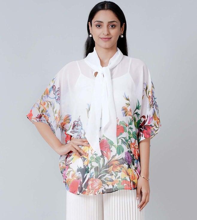 first resort by ramola bachchan multicoloured floral top