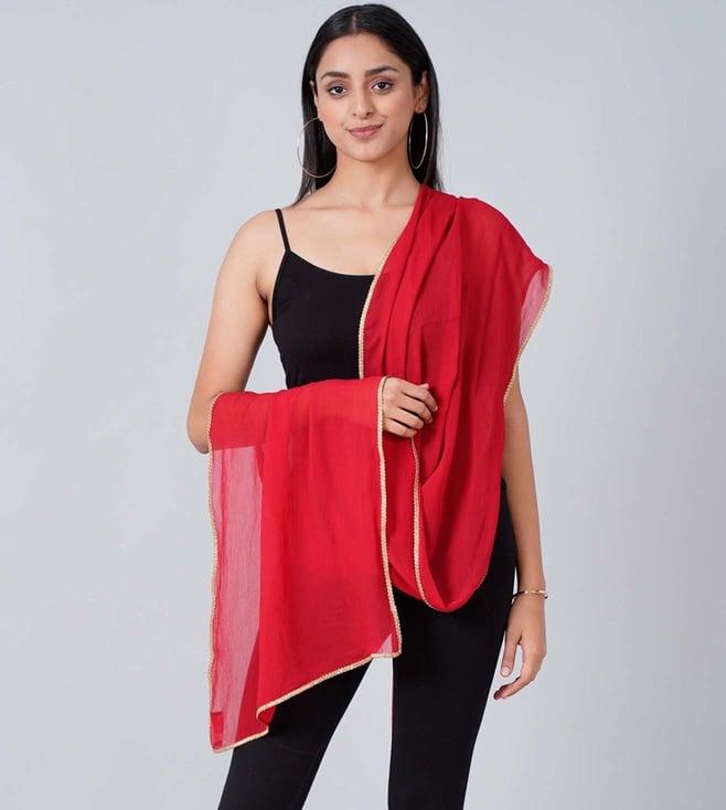 first resort by ramola bachchan red dupatta