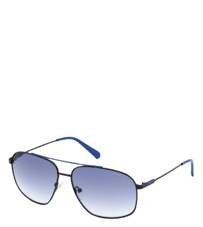 guess gus697361 square sunglasses for men