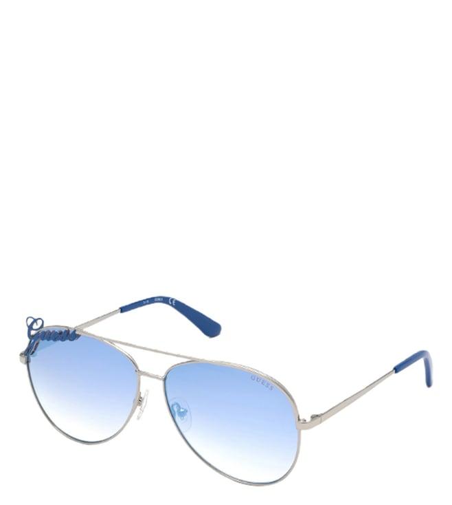 guess gus77396010xsg aviator sunglasses for women