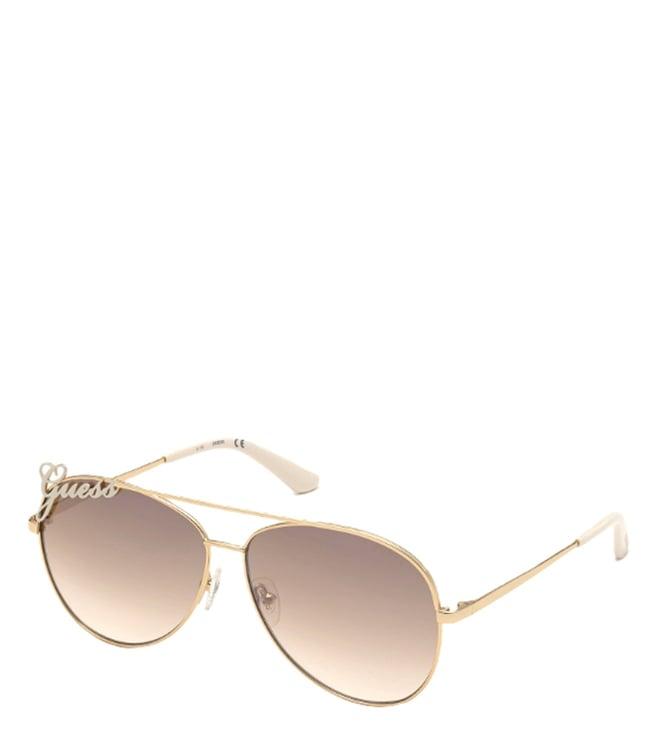 guess gus77396028 aviator sunglasses for women