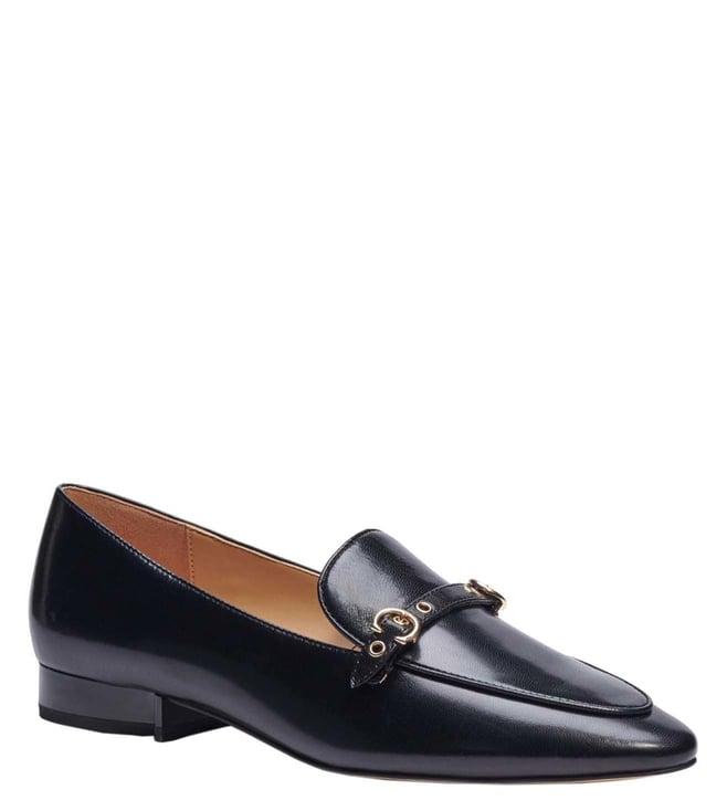 coach black isabel loafers