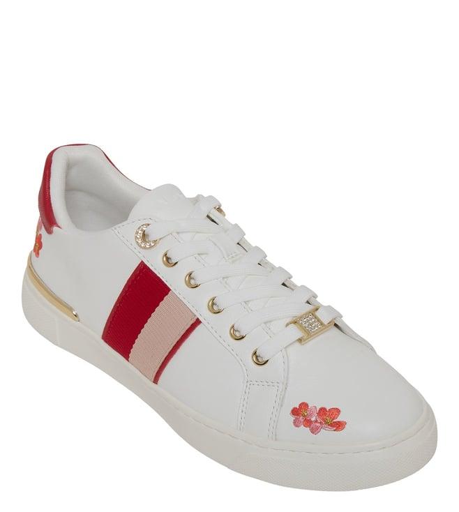 aldo women's white sneakers