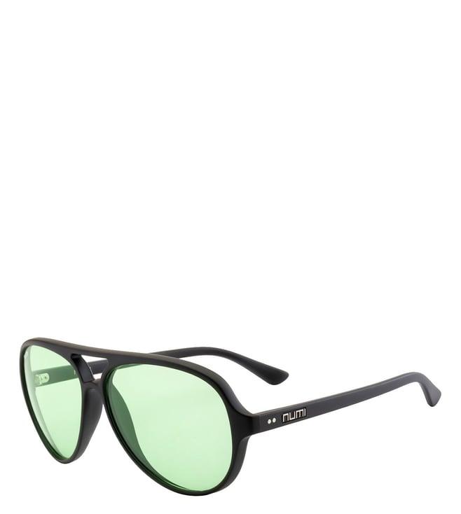 numi paris green aviator icon sunglasses for men