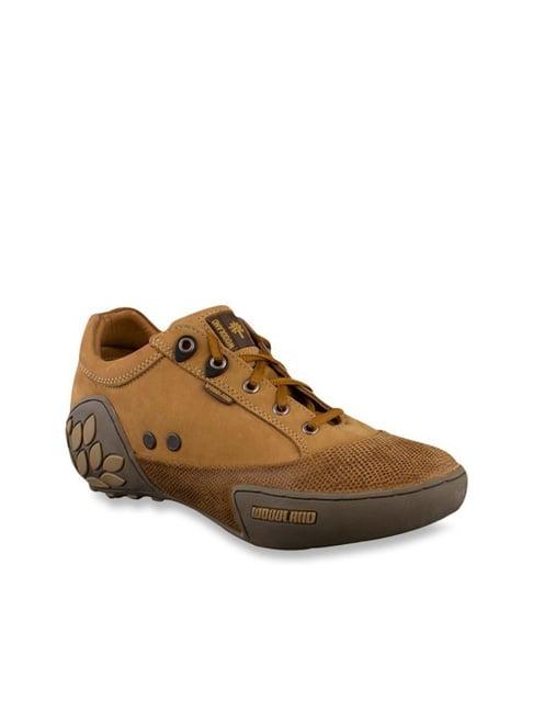 woodland men's camel sneakers