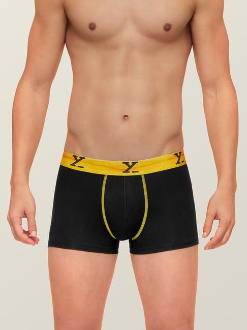 xyxx black slim fit trunks