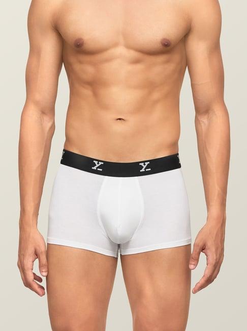 xyxx white slim fit trunks