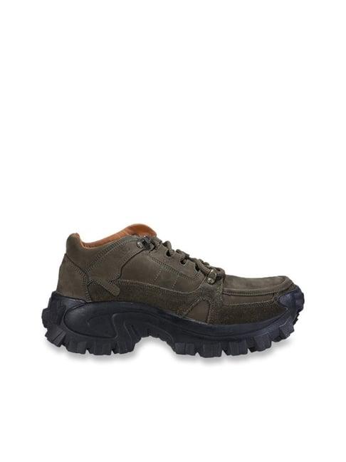 woodland men's olive casual boots