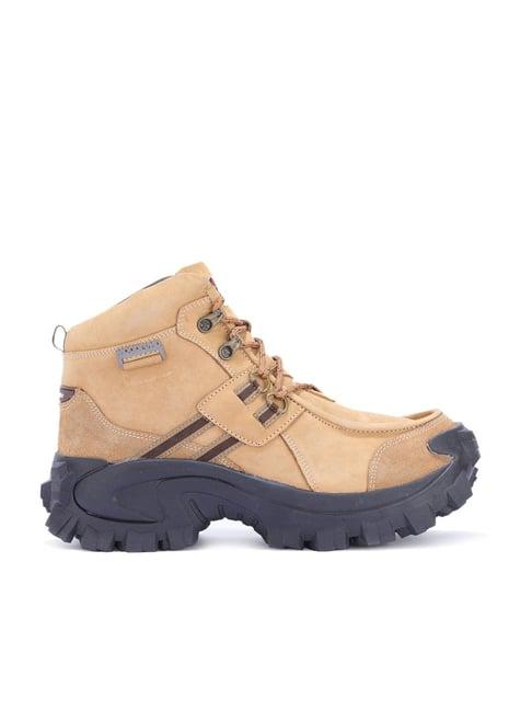 woodland men's camel casual boots