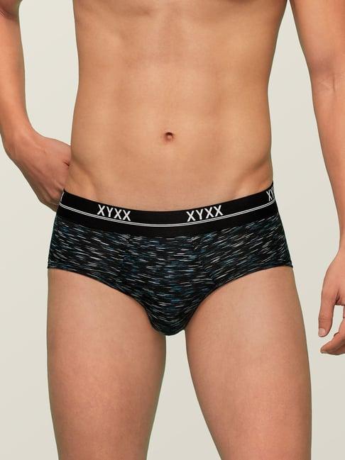 xyxx black heathered briefs