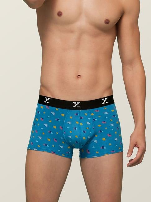 xyxx sky blue print trunks