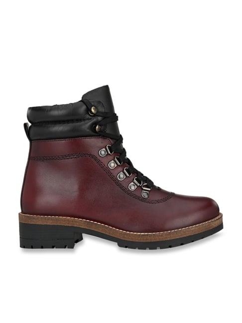 delize women's cherry derby boots