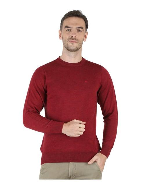 monte carlo wine round neck pullover