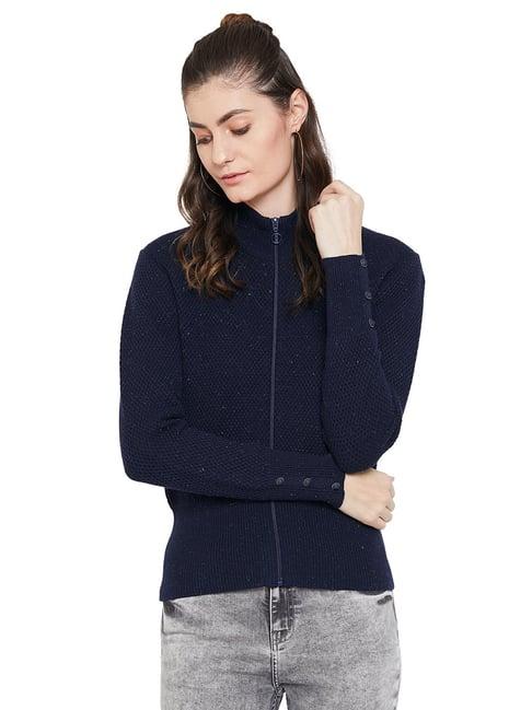 madame navy full sleeves sweater