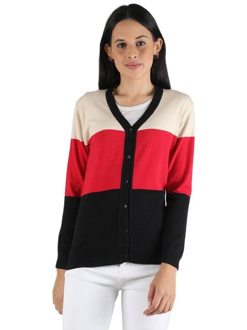 monte carlo multicolor full sleeves cardigan