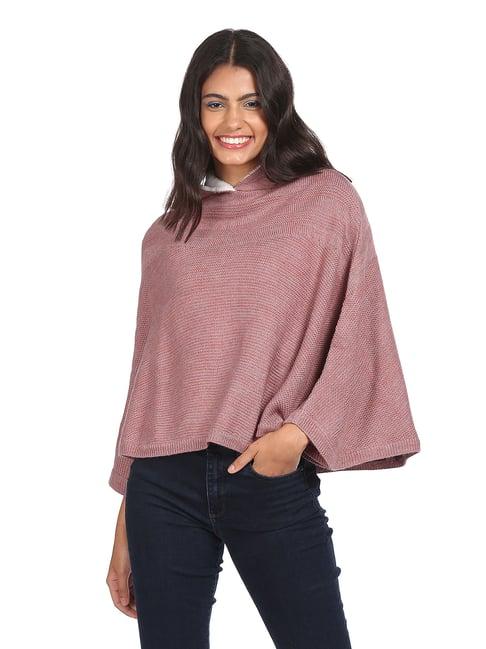 sugr pink regular fit sweater