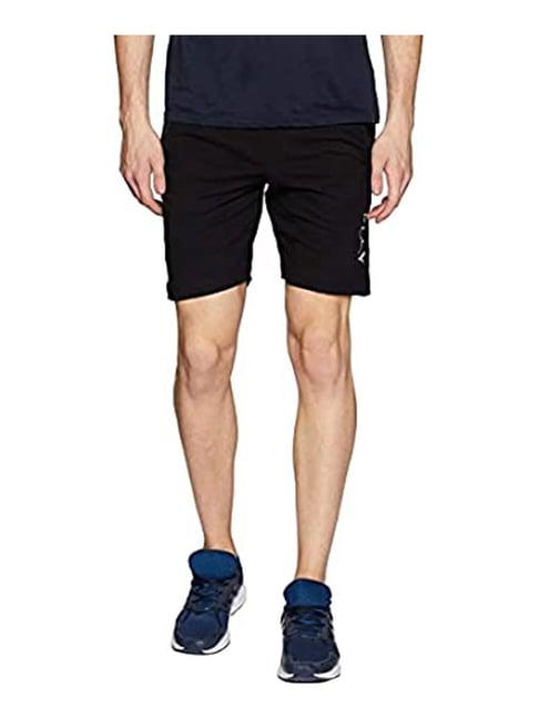 fruit of the loom black regular fit shorts