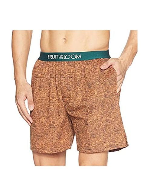 fruit of the loom multicolor cotton regular fit printed boxers