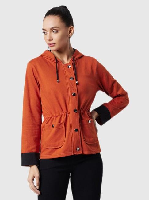 dolce crudo rust relaxed fit jacket