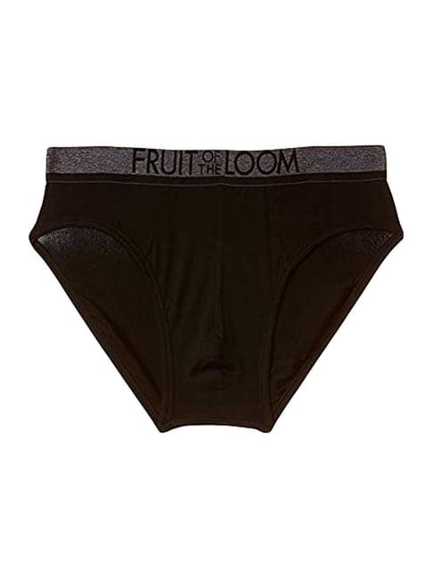 fruit of the loom black briefs