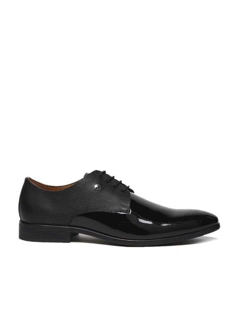 arrow men's wrangell black derby shoes