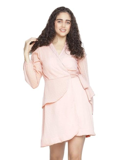 oxolloxo pink a-line dress