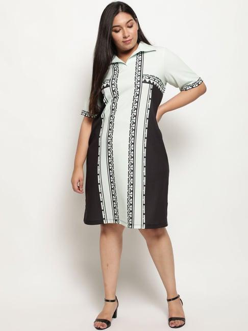 amydus black printed dress