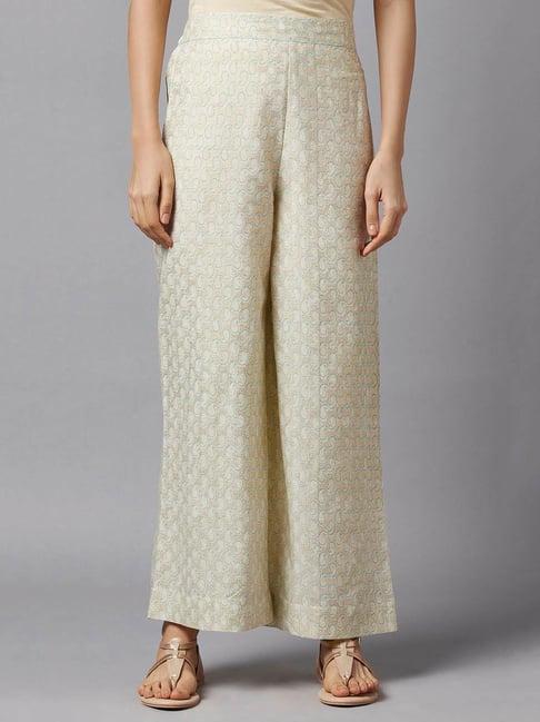 aurelia cream regular fit palazzos