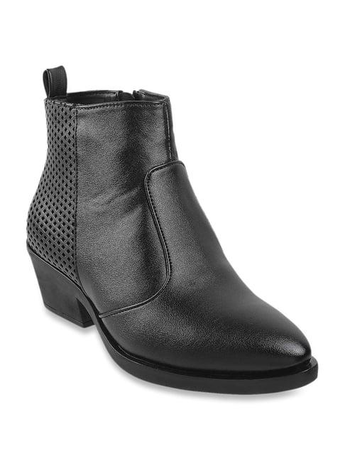 metro women's black casual booties