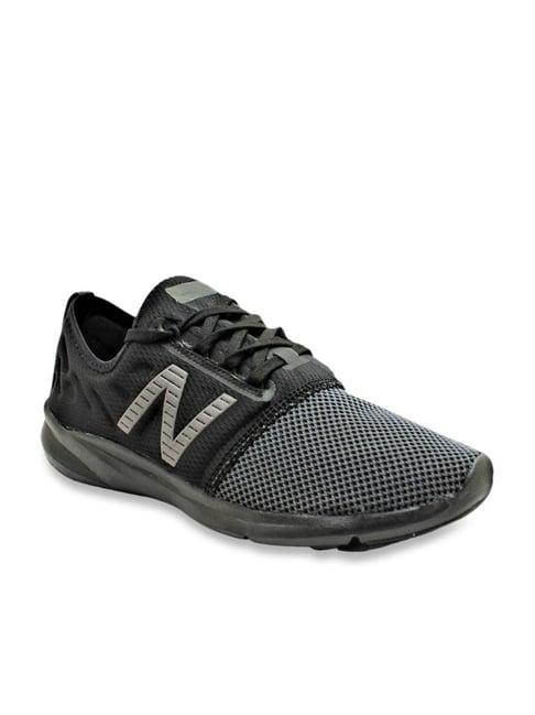 new balance men's charcoal grey running shoes