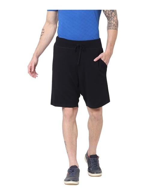 celio* black regular fit shorts