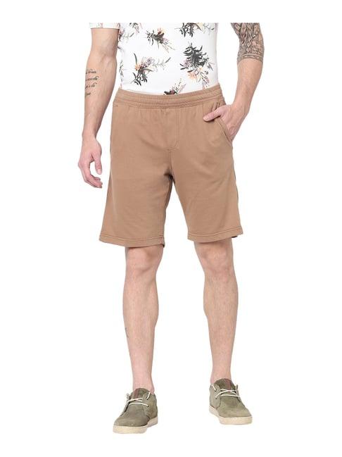 celio* beige slim fit shorts